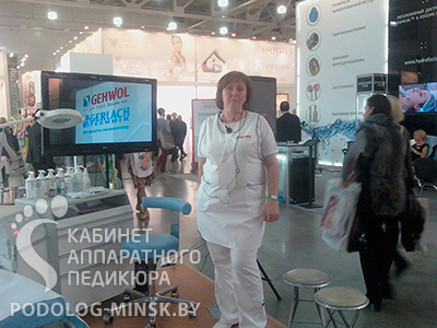 Мастер-класс на выставке «Интершарм» г. Москва, 2012г